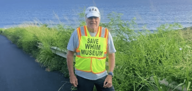 Photo Focus: Octogenarian Walks From Point Udall to Whim Museum to Make a Point